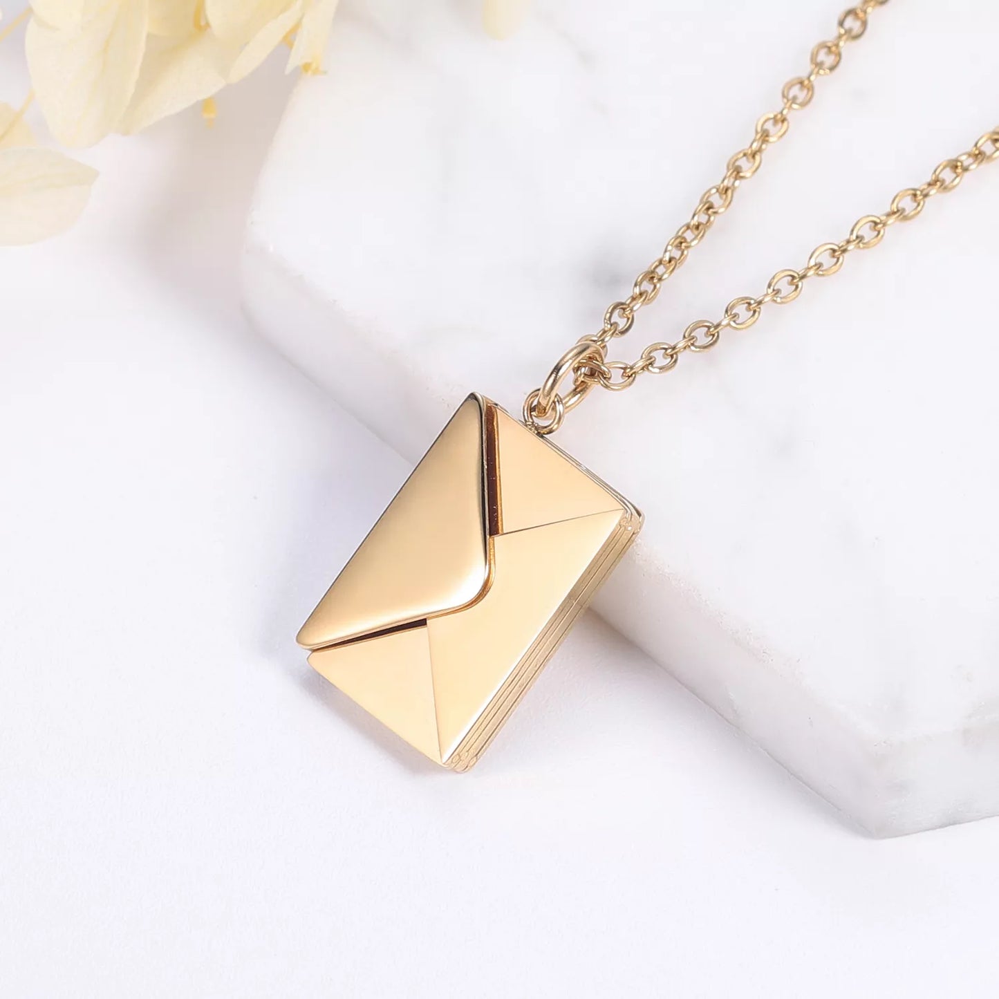 Love Letter Envelope Pendant Necklace