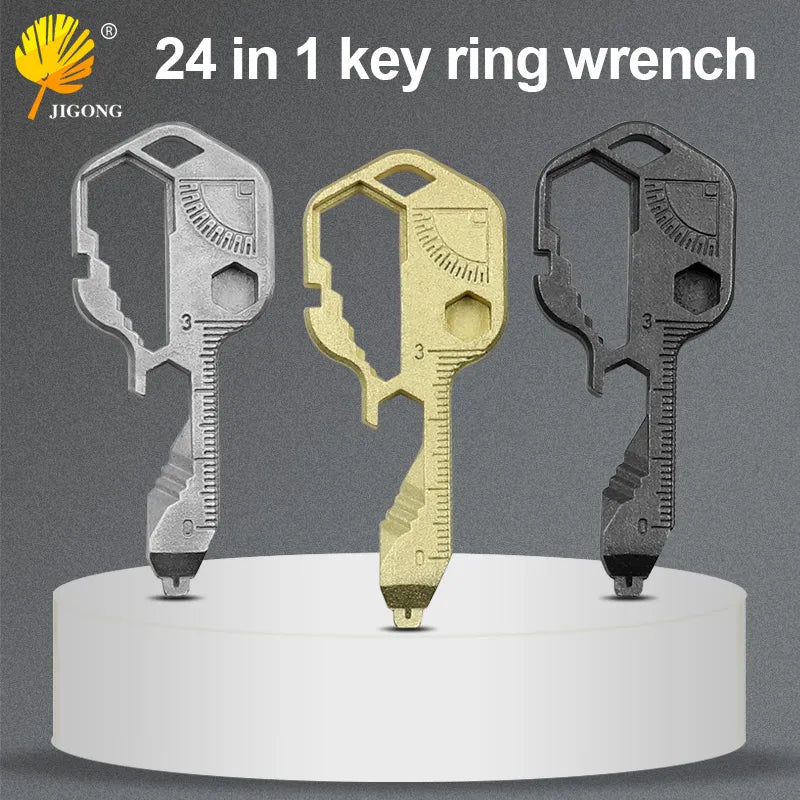 24-in-1 Metal Keychain Multi-Tool