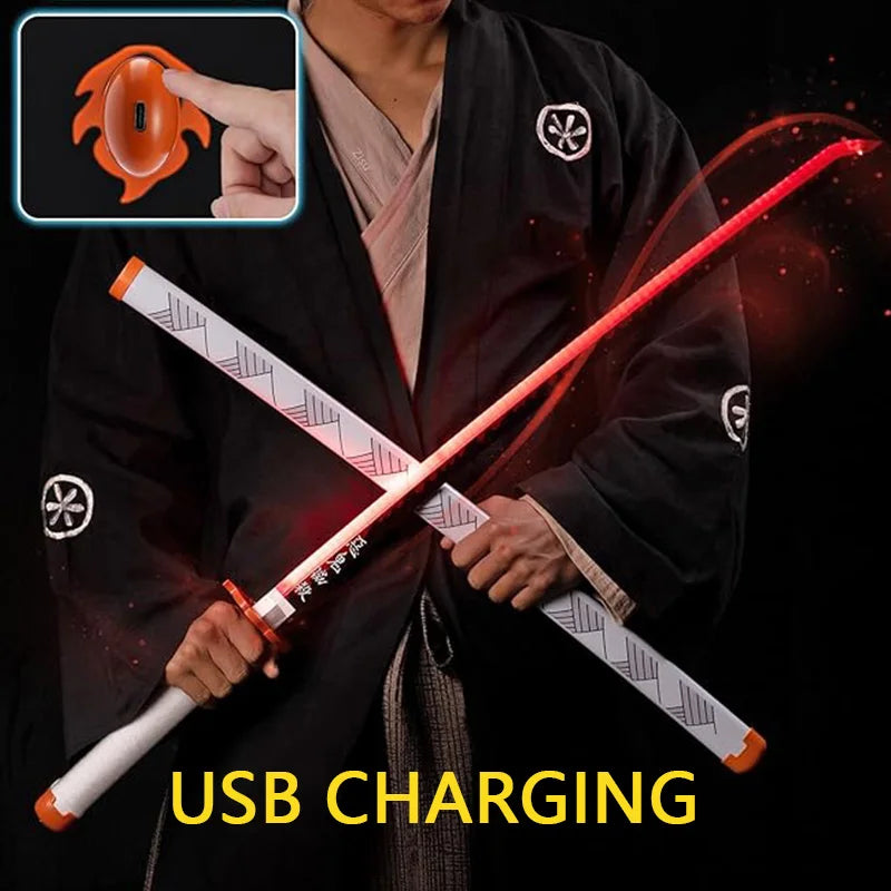 LED Tanjiro Sword with Holder & Belt (41")