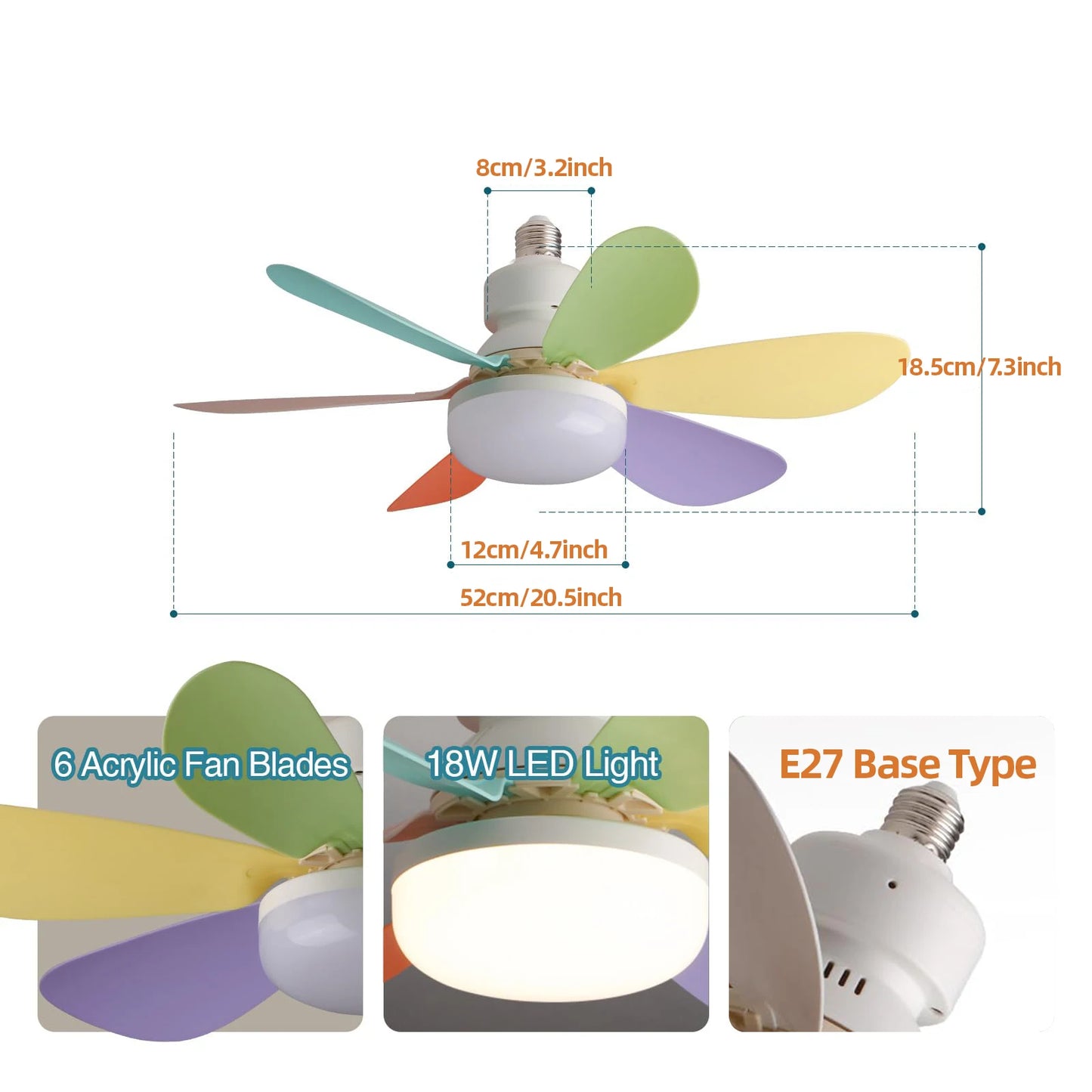 LED Ceiling Fan Light